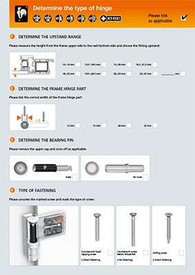 Hướng dẫn bản lề PVC